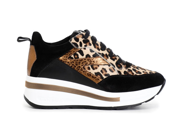CafèNoir Donna Sneakers Zeppa Tomaia Animalier C1DN1002-S021