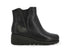 Melluso Stivaletto Comfort Nero in Pelle con Zeppa e Zip K55279Z-250355