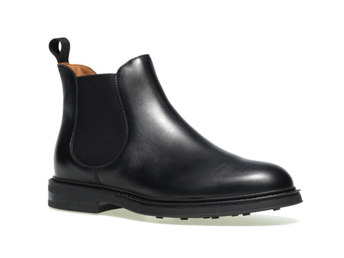 Frau Men's Elegant Chelsea Winter Boots Smooth Leather Upper