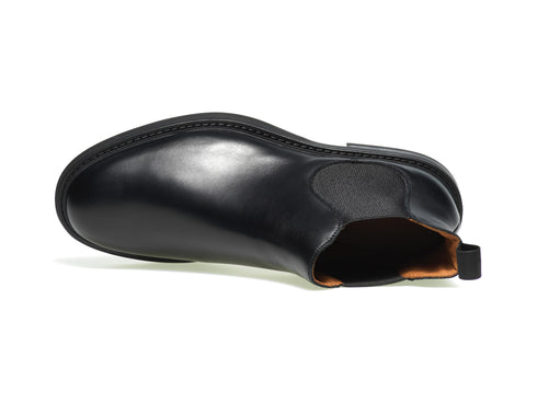 Frau Men's Elegant Chelsea Winter Boots Smooth Leather Upper