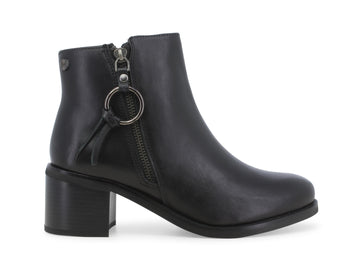 Melluso Donna Stivaletti Classici con 2 Zip Tomaia Pelle Nera K36052-238218