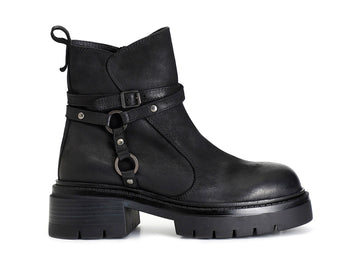 CafèNoir Stivaletti Donna: Design di Tendenza e Pelle Nabuk Nera C1FB7005-N001