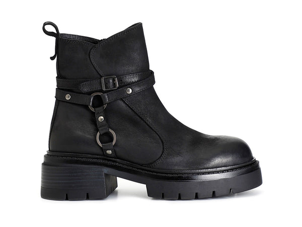 CafèNoir Stivaletti Donna: Design di Tendenza e Pelle Nabuk Nera C1FB7005-N001