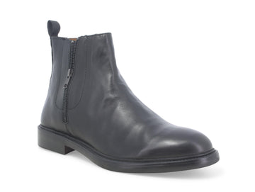 Melluso Men's Elegant Winter Zipper Boots Leather Upper