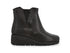Melluso Stivaletto Comfort Marrone in Pelle con Zeppa e Zip K55279Z-250356