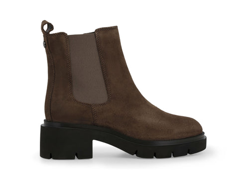 Melluso Stivaletto Casual Marrone Camoscio con Zip e Carrarmato K55517-252133