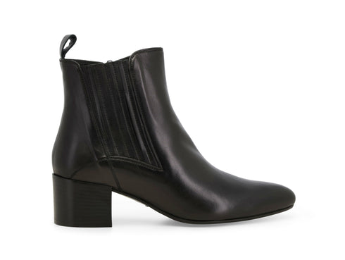 Melluso Stivaletto Elegante Nero in Pelle con Tacco e Zip Z366-252139