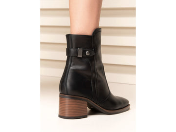 Nero Giardini Ankle Boot Square Toe Medium Heel Upper Leather
