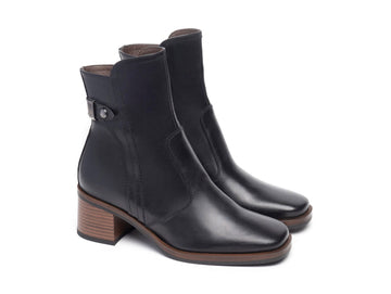 Nero Giardini Ankle Boot Square Toe Medium Heel Upper Leather