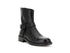 CafèNoir Black Leather Boots with Wrapped Buckle