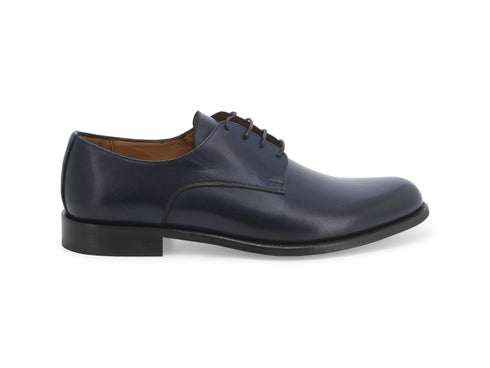 Melluso Stringate Classiche Eleganti Uomo Primavera Estate Pelle Blu U90601Z-247769