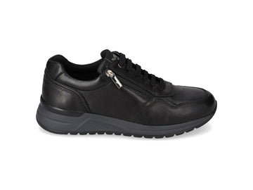 Valleverde Scarpe Uomo Casual in Nappa Nera con Zip VY901F