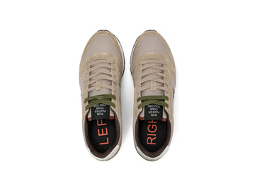 SUN68 Men's Tom Solid Shoes Dark Beige