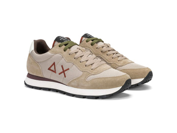 SUN68 Men's Tom Solid Shoes Dark Beige