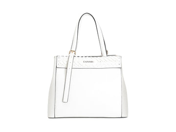 CafèNoir Borsa a Mano Bianca con Dettaglio a Infilatura C3WE0810-W001