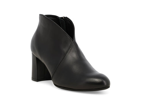 Melluso Elegant Comfortable Ankle Boots with Zip Leather Upper