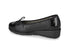 Valleverde Comfortable Ballerina in Soft Black Leather