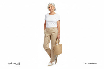 Outfit Completo Valleverde 61103 Bianco - AI-Generated Model