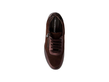 Valleverde Women's Wedges in Brown and Bronze Suede