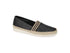 Valleverde Slip-on Donna in Pelle Nera con Profilo in Corda