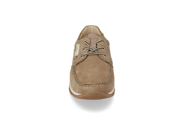 Valleverde Scarpa Comfort Uomo Stringata in Nabuk Tortora