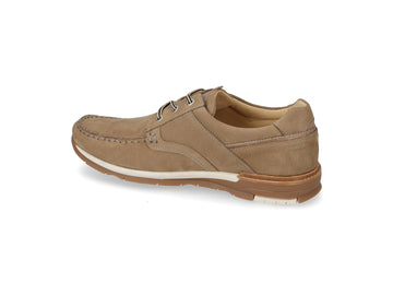 Valleverde Scarpa Comfort Uomo Stringata in Nabuk Tortora