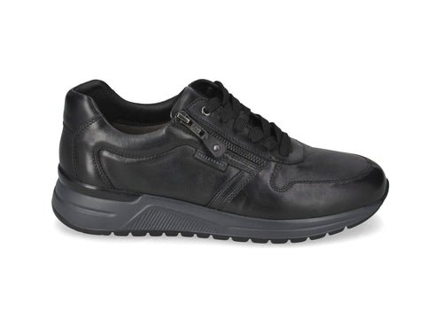 Valleverde Scarpa Uomo Comoda in Morbida Nappa Nera VY954W