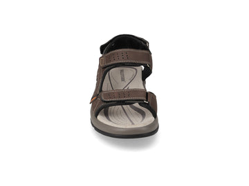 Valleverde Men's Sport Sandals in Dark Brown Technical Material