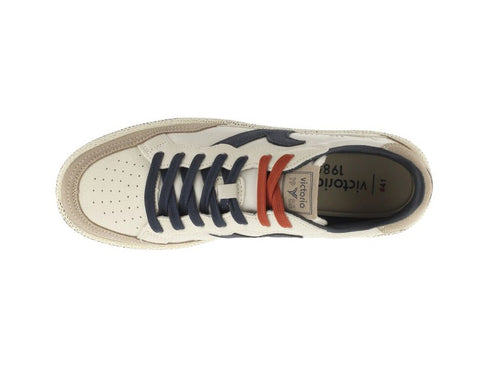 Victoria Smash Men's Retro Leather and Suede Sneaker
