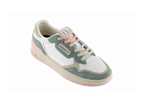 Sneaker Victoria Donna C80 Urban Bianco e Verde Salvia