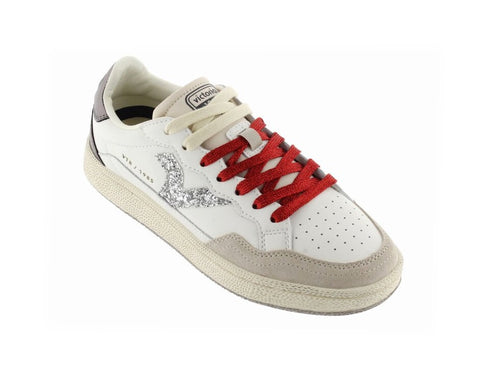 Victoria Sneakers Women Smash Metal Glitter Leather Upper