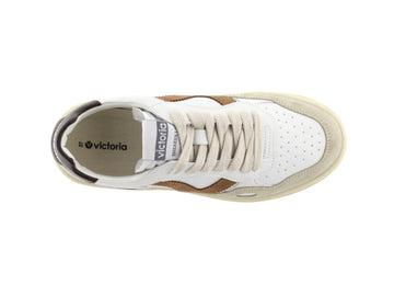 Victoria Men's Sneakers Seul in White and Brown