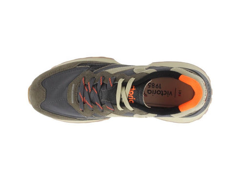 Victoria Rush Men's Urban Running Style Sneaker in Suede and Nylon