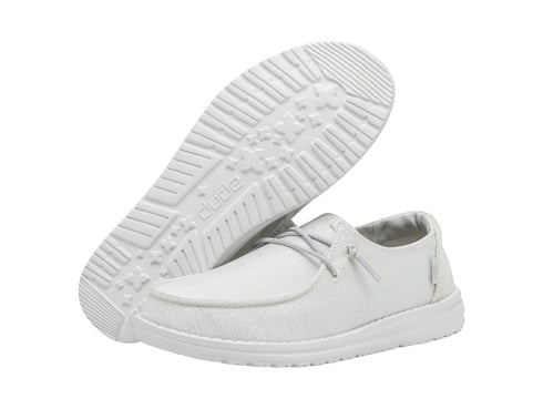 Hey Dude Scarpe Donna Estive Wendy Glitter in tessuto