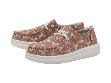 Hey Dude Womens Summer Shoes Wendy Rise Eyelet Ballerina