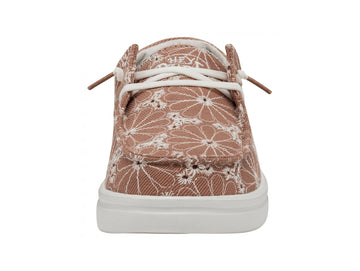Hey Dude Womens Summer Shoes Wendy Rise Eyelet Ballerina