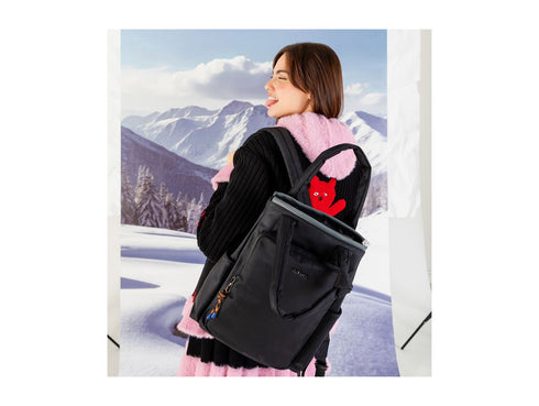 Victoria Convertible Backpack in Multi-Pocket Nylon