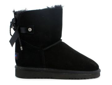 Melluso Donna Stivaletti Comodi Invernali Camoscio 059035A-209153 Nero