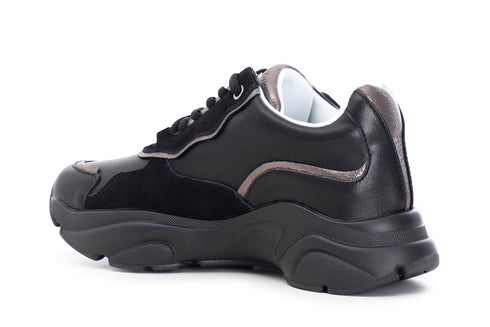 CafèNoir Donna Sneakers in pelle C1DA1221N001 Nero