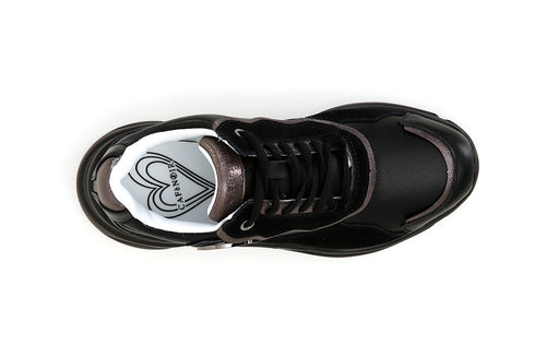 CafèNoir Donna Sneakers in pelle C1DA1221N001 Nero