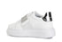 CafèNoir Donna Sneakers in pelle con accessorio strasse elastici C1DE1003W001 Bianco