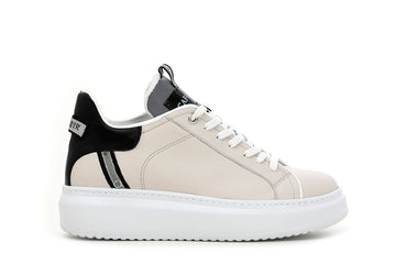 CafèNoir Donna Sneakers in pelle C1DE1210 Panna