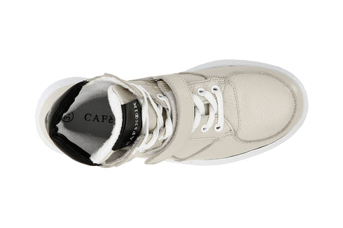 CafèNoir Donna Sneaker tronchetto in pelle C1DE1311 Panna
