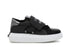 CafèNoir Donna Sneakers in tessuto e pelle C1DE1450 Off black