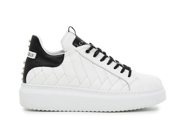 CafèNoir Donna Sneakers in pelle trapuntata C1DE1480 Bianco