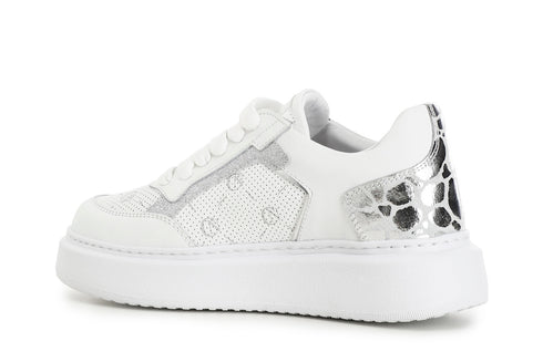 CafèNoir Donna Sneakers multicolor in pelle C1DE1850W001 Bianco