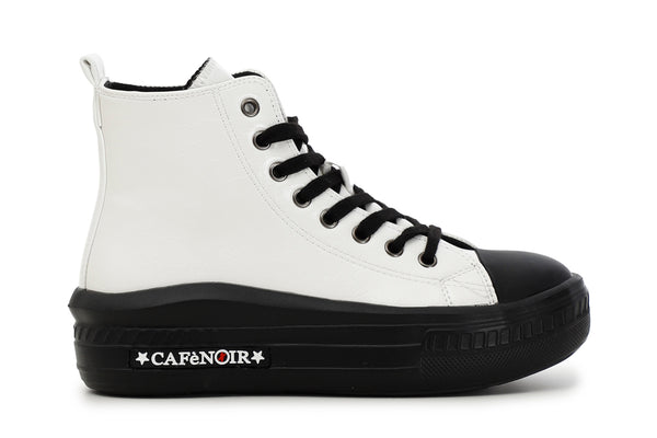 CafèNoir Donna Sneakers allacciata in similpelle C1DM9251 Bianco