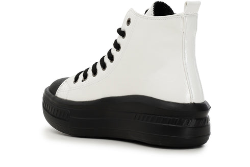 CafèNoir Donna Sneakers allacciata in similpelle C1DM9251 Bianco