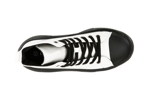 CafèNoir Donna Sneakers allacciata in similpelle C1DM9251 Bianco