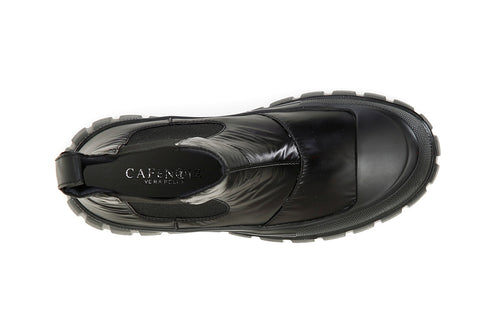 CafèNoir Donna Tronchetto con elastici in tessuto laminato trapuntato C1DM9420N001 Nero